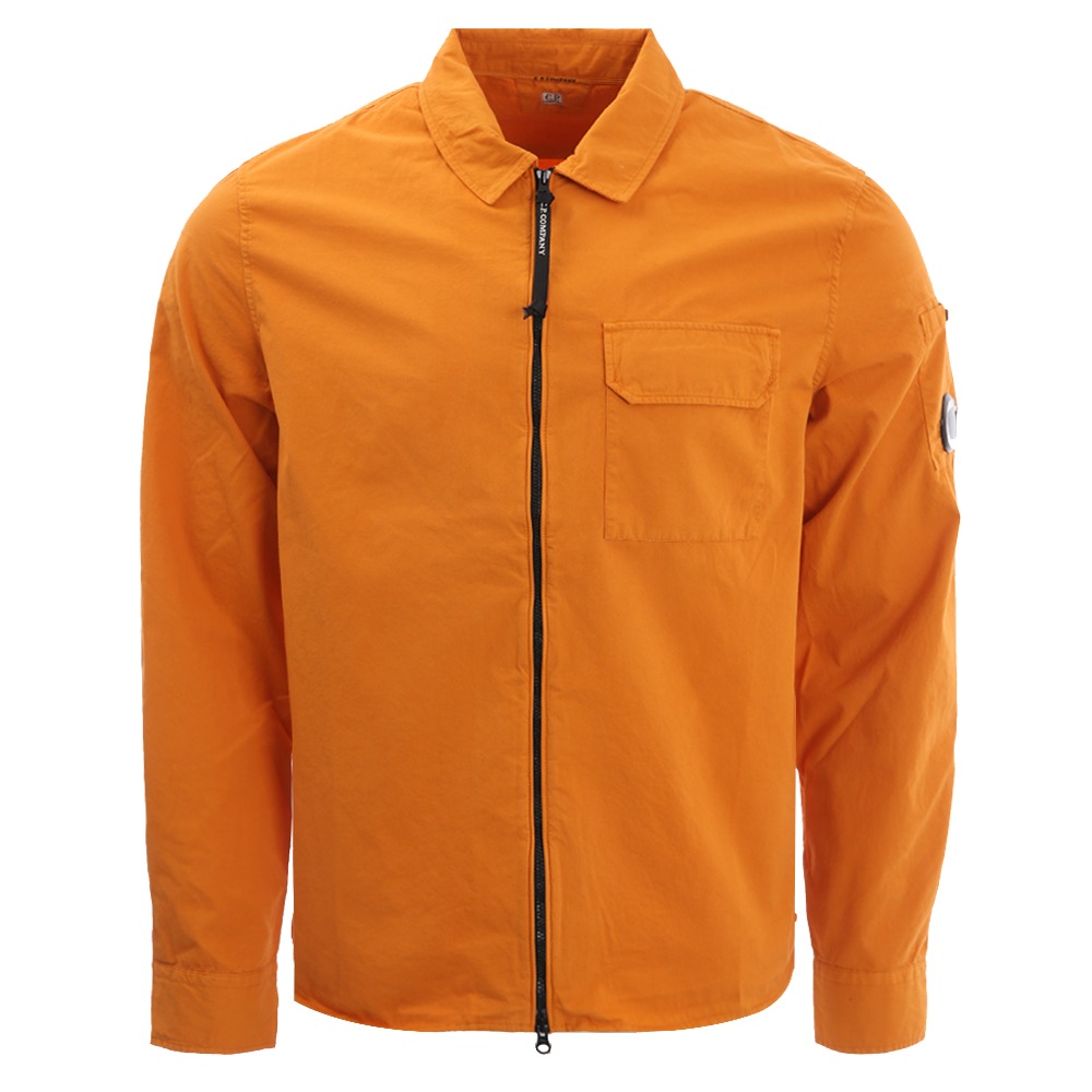 21F/W CP컴퍼니 렌즈 와펜 오렌지 개버딘 셔츠 자켓