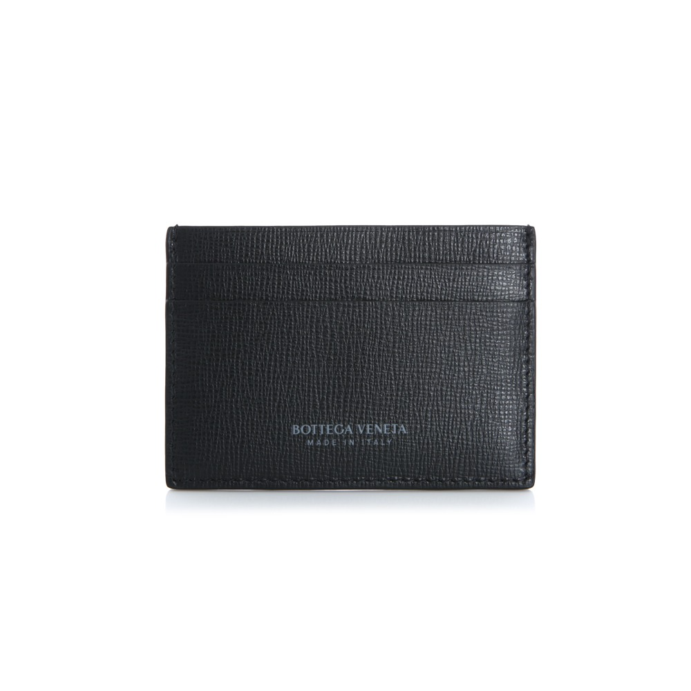 22S/S 보테가베네타 카프 로고 프린트 블랙 카드지갑