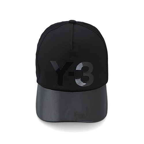 Y-3 로고 바이저 블랙 볼캡